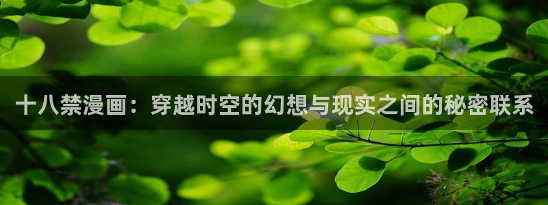 新新漫画在线观看官网：十八禁漫画：穿越时空的幻想与现实之间的秘密联系