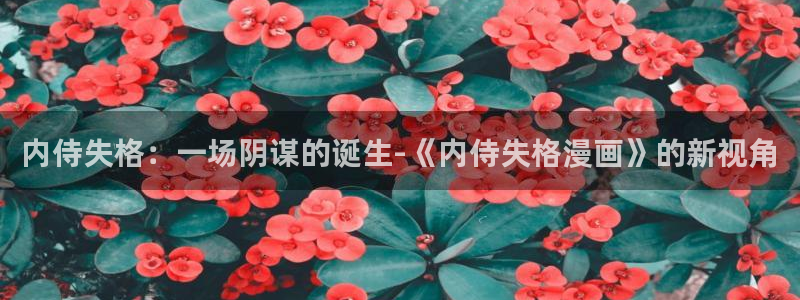 恋爱棱镜新新漫画：内侍失格：一场阴谋的诞生-《内侍失格漫画》的新视角